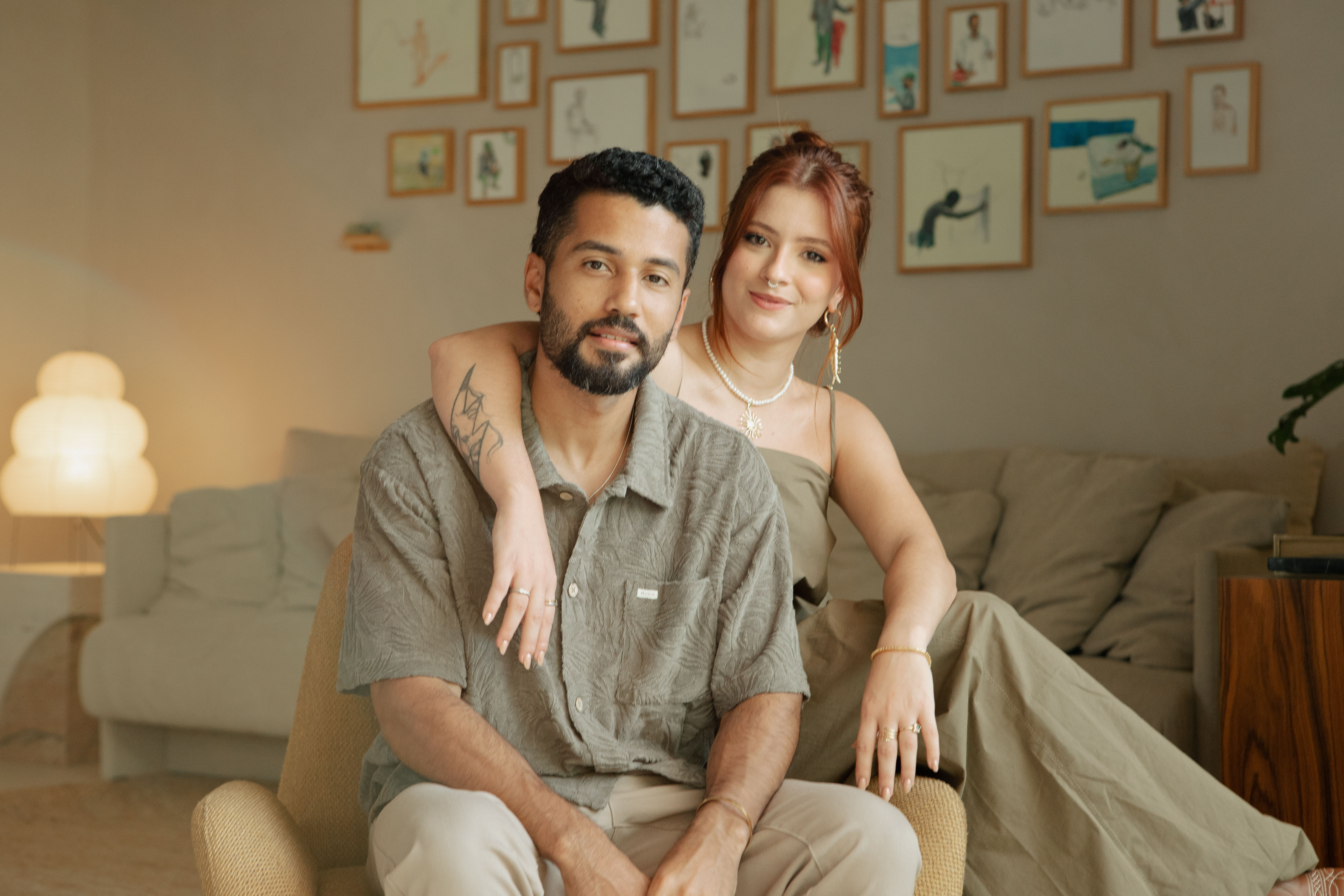 Hanah Franklin e Alef Marques
